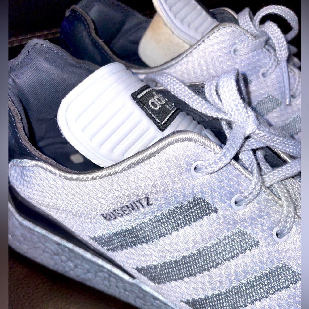 EUC adidas Busenitz Pure Boost Gray. Size 10. CUSTOMIZED BOOST.